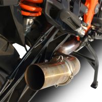 Pot echappement compatible avec Ktm LC 8 Super Adventure 1290 - S - R - T 2017-2020, Decatalizzatore, Suppresseur de cataliseu, décatalyseurr, article sans homologation 