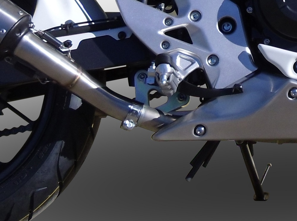 Pot echappement compatible avec Honda Cb 400 F 2013-2015, Albus Ceramic, Échappement légal, homologué,silencieux avec db killer amovible et tuyau de liaison spécifique 