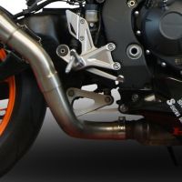 Pot echappement compatible avec Honda Cbr 1000 Rr 2014-2016, M3 Titanium Natural, Pot échappement racing, avec les tuyaux de liaison, article sans homologation 