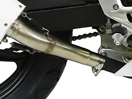 Pot echappement compatible avec Honda Cbr 300 R 2014-2016, Albus Ceramic, Échappement légal, homologué,silencieux avec db killer amovible et tuyau de liaison spécifique 