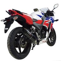 Pot echappement compatible avec Honda Cbr 300 R 2014-2016, Furore Nero, Pot échappement racing, avec les tuyaux de liaison, article sans homologation 