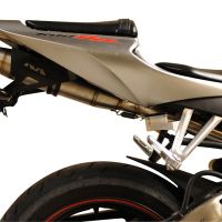 Pot echappement compatible avec Honda Cbr 600 Rr 2007-2018, Deeptone Inox, Pot échappement racing, avec les tuyaux de liaison, article sans homologation 