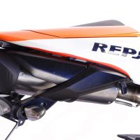 Pot echappement compatible avec Honda Cbr 600 Rr 2003-2004, Tiburon Titanium, Échappement légal, homologué,silencieux avec db killer amovible et tuyau de liaison spécifique 