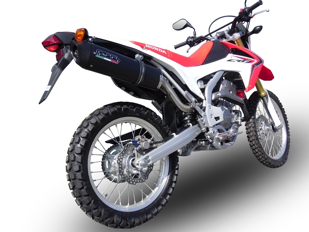Pot echappement compatible avec Honda Crf 250 L - Rally 2017-2020, Furore Evo4 Nero, Pot Echappement homologué pour les marchés non européens 
