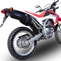 Pot echappement compatible avec Honda Crf 250 L - Rally 2017-2020, Furore Evo4 Nero, Pot Echappement homologué pour les marchés non européens 