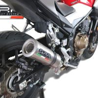 Pot echappement compatible avec Honda Cb 500 X 2016-2018, M3 Inox , Échappement légal, homologué,silencieux avec db killer amovible et tuyau de liaison spécifique 