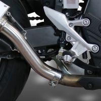 Pot echappement compatible avec Honda Cb 500 F 2019-2020, Furore Evo4 Nero, Échappement légal, homologué,silencieux avec db killer amovible et tuyau de liaison spécifique 