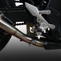 Pot echappement compatible avec Honda Cb 500 F 2016-2018, Furore Evo4 Nero, Échappement légal, homologué,silencieux avec db killer amovible et tuyau de liaison spécifique 