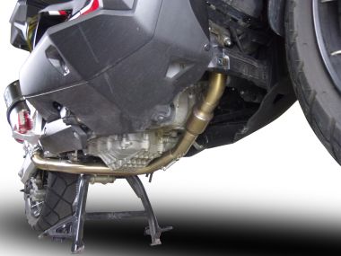 Pot echappement compatible avec Honda X-Adv 750 2021-2024, Decatalizzatore, Suppresseur de cataliseu, décatalyseurr, article sans homologation 