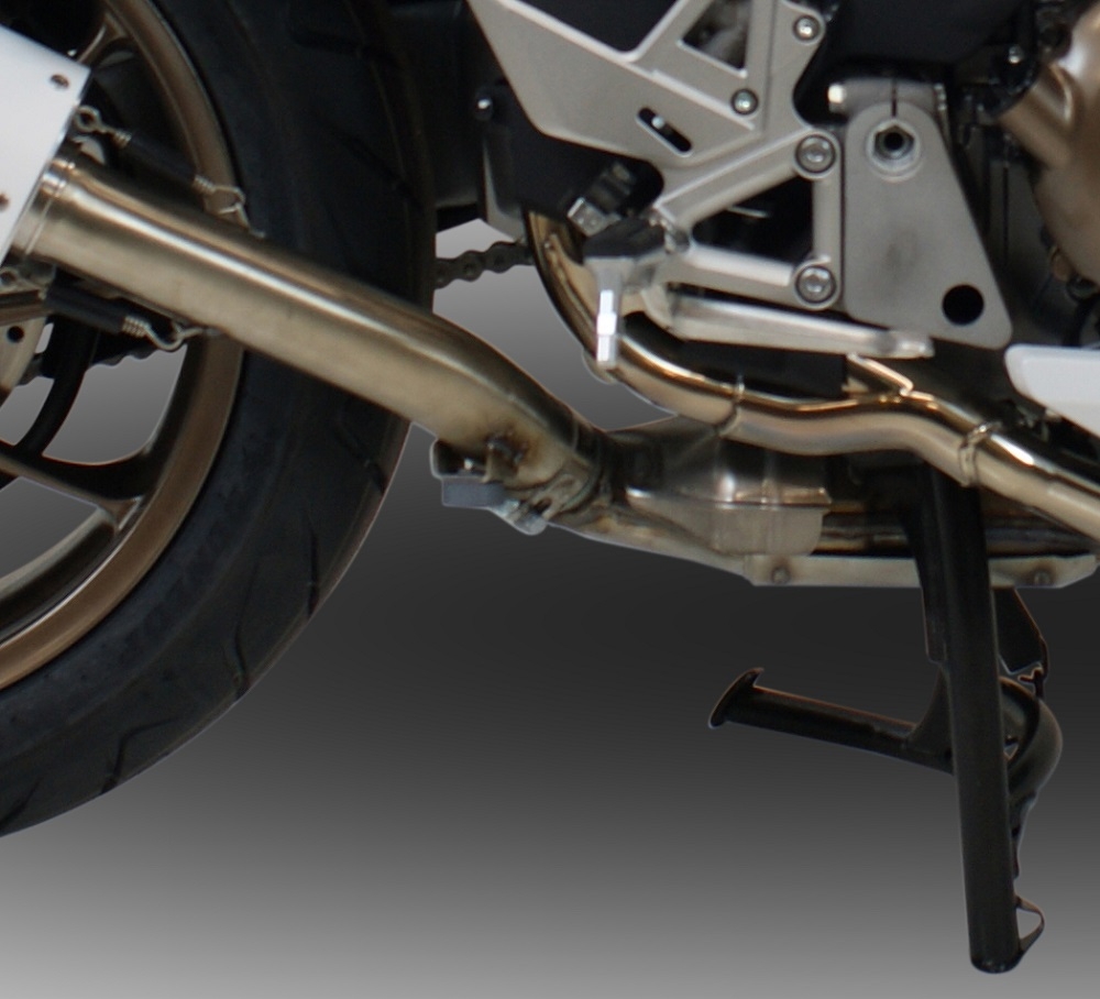 Pot echappement compatible avec Honda Vfr 800 F 2014-2016, Albus Ceramic, Échappement légal, homologué,silencieux avec db killer amovible et tuyau de liaison spécifique 