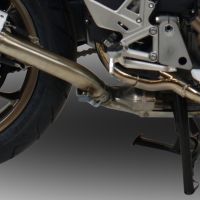 Pot echappement compatible avec Honda Vfr 800 F 2014-2016, Albus Ceramic, Échappement légal, homologué,silencieux avec db killer amovible et tuyau de liaison spécifique 
