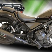 Pot echappement compatible avec Honda Cmx 500 Rebel 2017-2020, Ghisa , Échappement légal, homologué,silencieux avec db killer amovible et tuyau de liaison spécifique 
