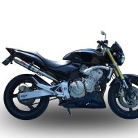 Pot echappement compatible avec Honda Hornet Cb 600 F 2003-2006, Deeptone Inox, Échappement légal, homologué,silencieux avec db killer amovible et tuyau de liaison spécifique 