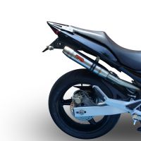Pot echappement compatible avec Honda Hornet Cb 600 F 2003-2006, Deeptone Inox, Échappement légal, homologué,silencieux avec db killer amovible et tuyau de liaison spécifique 