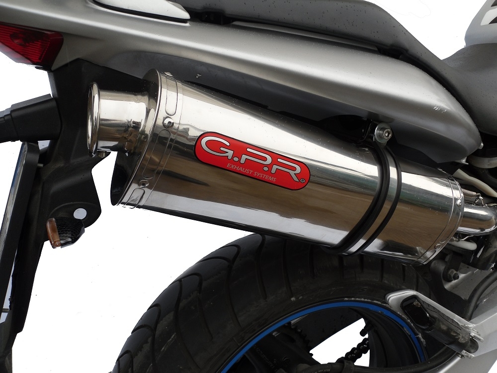 Pot echappement compatible avec Honda Hornet Cb 600 F 1998-2002, Trioval, Échappement légal, homologué,silencieux avec db killer amovible et tuyau de liaison spécifique 