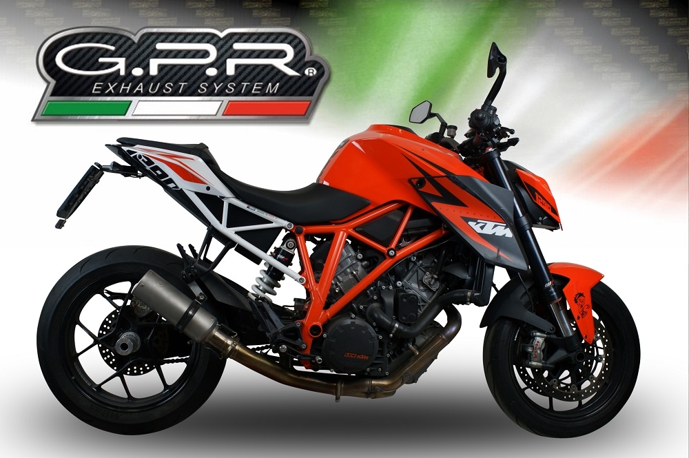 Pot echappement compatible avec Ktm Super Duke 1290 R 2017-2019, M3 Inox , Échappement légal, homologué,silencieux avec db killer amovible et tuyau de liaison spécifique 