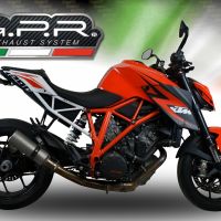 Pot echappement compatible avec Ktm Super Duke 1290 R 2017-2019, M3 Inox , Échappement légal, homologué,silencieux avec db killer amovible et tuyau de liaison spécifique 
