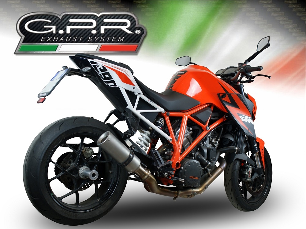 Pot echappement compatible avec Ktm Super Duke 1290 R 2017-2019, M3 Inox , Échappement légal, homologué,silencieux avec db killer amovible et tuyau de liaison spécifique 