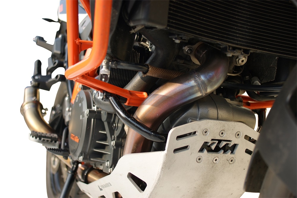 Pot echappement compatible avec Ktm LC 8 Super Adventure 1290 - S - R - T 2017-2020, Decatalizzatore, Suppresseur de cataliseu, décatalyseurr, article sans homologation 