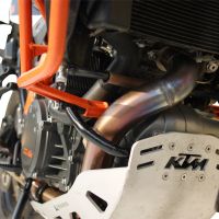 Pot echappement compatible avec Ktm LC 8 Super Adventure 1290 - S - R - T 2017-2020, Decatalizzatore, Suppresseur de cataliseu, décatalyseurr, article sans homologation 