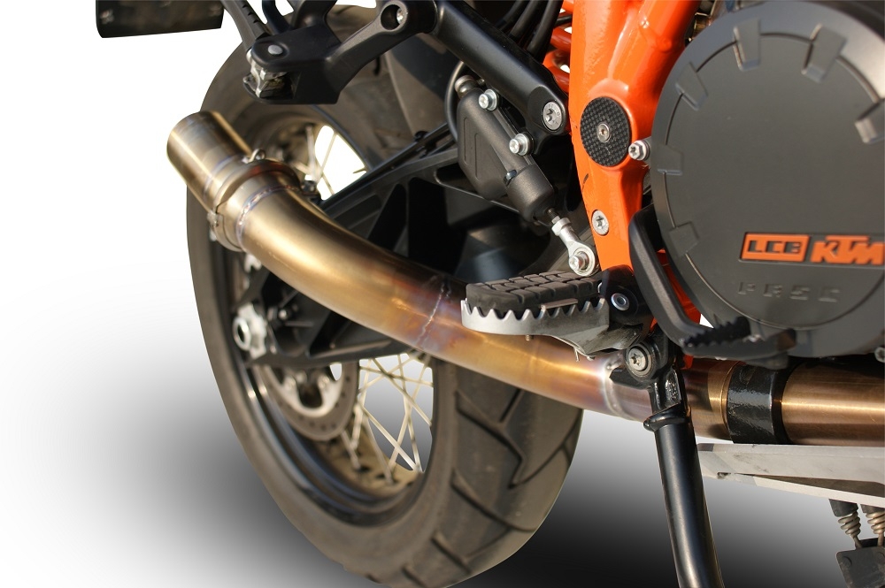 Pot echappement compatible avec Ktm LC 8 Super Adventure 1290 - S - R - T 2017-2020, Decatalizzatore, Suppresseur de cataliseu, décatalyseurr, article sans homologation 