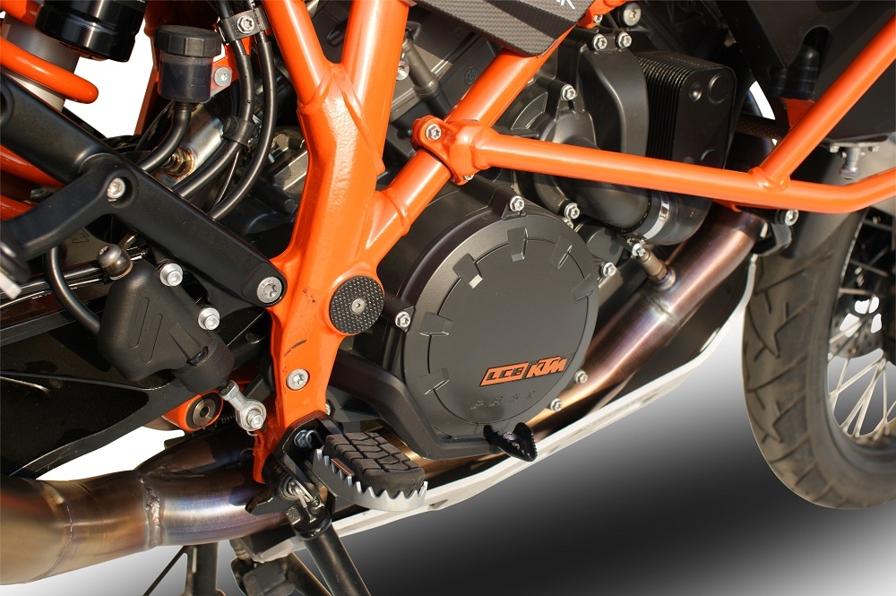 Pot echappement compatible avec Ktm LC 8 Super Adventure 1290 - S - R - T 2017-2020, Decatalizzatore, Suppresseur de cataliseu, décatalyseurr, article sans homologation 