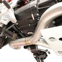 Pot echappement compatible avec Moto Guzzi V85 TT 2019-2020, Decatalizzatore, Suppresseur de cataliseu, décatalyseurr, article sans homologation 