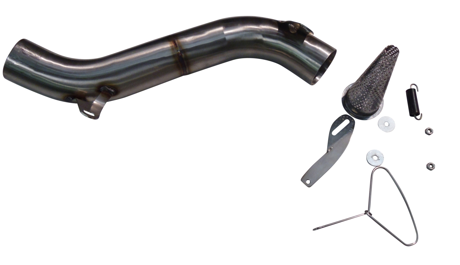 Pot echappement compatible avec Mv Agusta Brutale 675 2012-2015, Albus Ceramic, Échappement légal, homologué,silencieux avec db killer amovible et tuyau de liaison spécifique 