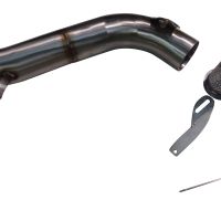 Pot echappement compatible avec Mv Agusta Brutale 675 2012-2015, Albus Ceramic, Échappement légal, homologué,silencieux avec db killer amovible et tuyau de liaison spécifique 