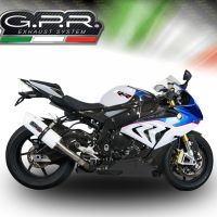 Pot echappement compatible avec Bmw S 1000 RR -M 2015-2016, Albus Ceramic, Échappement légal, homologué,silencieux avec db killer amovible et tuyau de liaison spécifique 