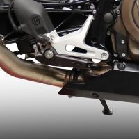 Pot echappement compatible avec Husqvarna Svartpilen 701 2018-2020, Furore Evo4 Nero, Échappement légal, homologué,silencieux avec db killer amovible et tuyau de liaison spécifique 