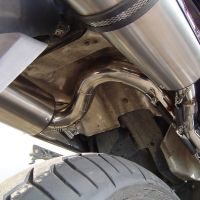 Pot echappement compatible avec Honda Vfr 800 V-Tec 2002-2013, Albus Ceramic, Paire de pot d'échappement homologuées, livrées avec db killer amovible et raccords spécifiques 