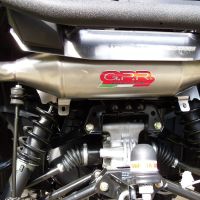 Pot echappement compatible avec Polaris Sportsman Xp 850 - Xp 850 Forest 2010-2014, Power Bomb, Échappement légal, homologué,silencieux avec db killer amovible et tuyau de liaison spécifique 
