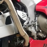 Pot echappement compatible avec Honda Vtr 1000 Sp-1 RC51 2000-2001, M3 Titanium Natural, Paire de pot d'échappement homologuées, livrées avec db killer amovible et raccords spécifiques 