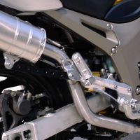 Pot echappement compatible avec Yamaha Tdm 900 2002-2014, Furore Nero, Paire de pot d'échappement homologuées, livrées avec db killer amovible et raccords spécifiques 