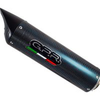 Pot echappement compatible avec Benelli Tnt 1130 2008-2016, Tiburon Poppy, Échappement légal, homologué,silencieux avec db killer amovible et tuyau de liaison spécifique 