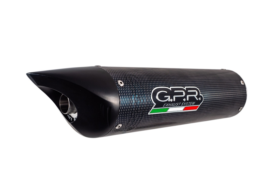 Pot echappement compatible avec Benelli Tnt 1130 2008-2016, Tiburon Poppy, Échappement légal, homologué,silencieux avec db killer amovible et tuyau de liaison spécifique 
