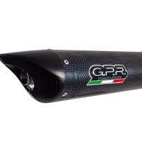 Pot echappement compatible avec Benelli Tnt 1130 2008-2016, Tiburon Poppy, Échappement légal, homologué,silencieux avec db killer amovible et tuyau de liaison spécifique 