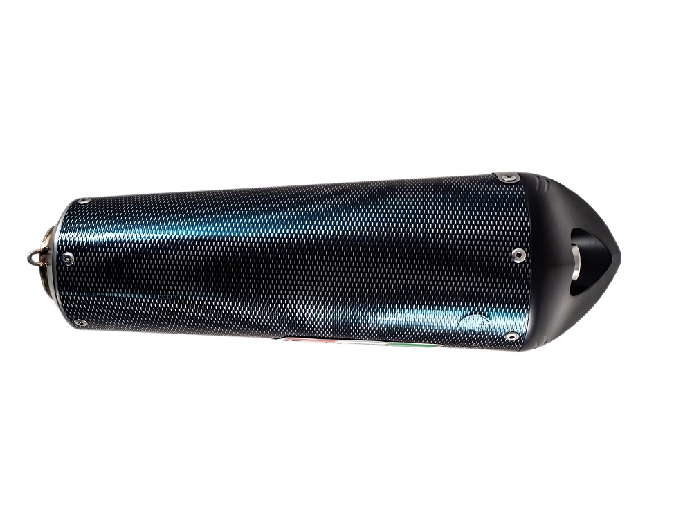 Pot echappement compatible avec Benelli Tnt 1130 2008-2016, Tiburon Poppy, Échappement légal, homologué,silencieux avec db killer amovible et tuyau de liaison spécifique 
