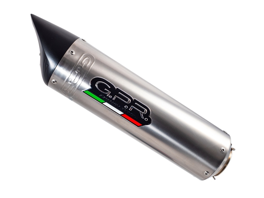 Pot echappement compatible avec Benelli Tnt 899 2008-2016, Tiburon Titanium, Échappement légal, homologué,silencieux avec db killer amovible et tuyau de liaison spécifique 