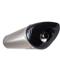 Pot echappement compatible avec Benelli Tnt 899 2008-2016, Tiburon Titanium, Échappement légal, homologué,silencieux avec db killer amovible et tuyau de liaison spécifique 