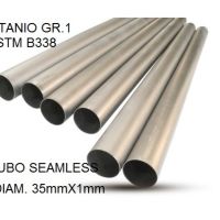 GPR exhaust compatible with  Cafè Racer Cafè Racer 1-, Tubo titanio seamless D. 35mm X 1mm L.1000mm,  