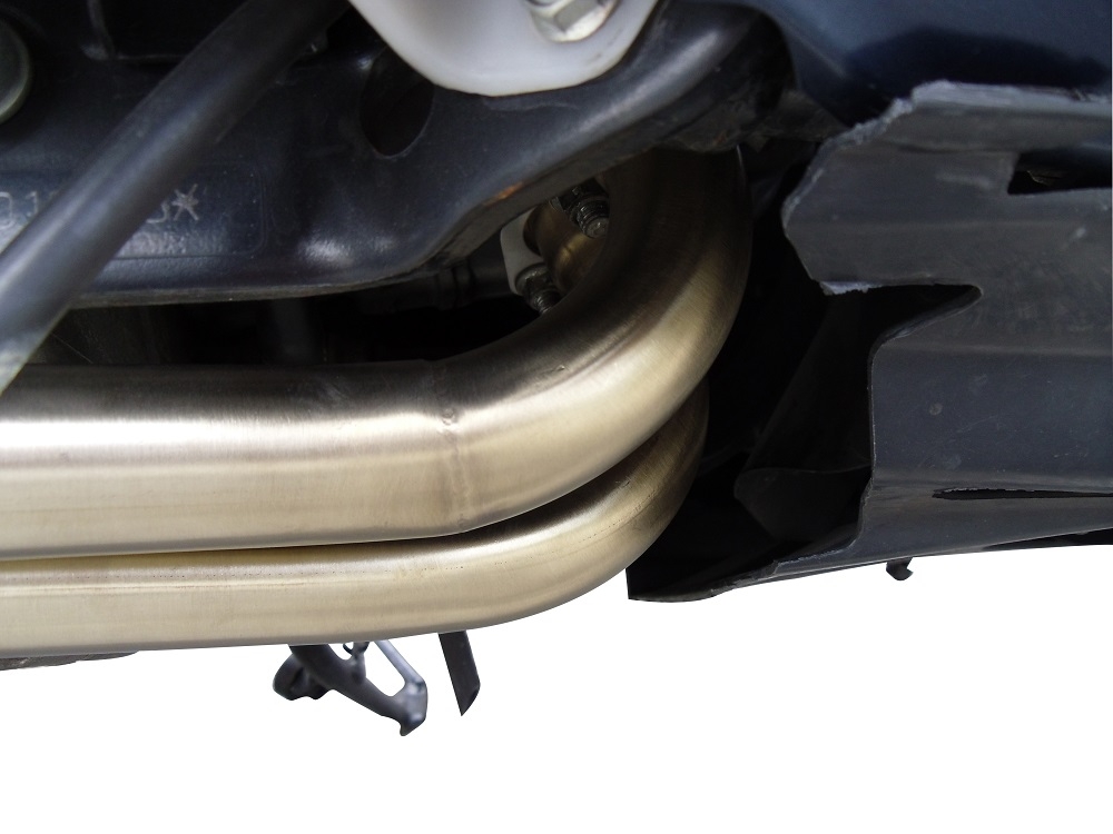Pot echappement compatible avec Yamaha T-Max 500 2001-2011, Trioval, Homologué et légal, système d'échappement complet, avec db killer amovible 