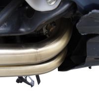 Pot echappement compatible avec Yamaha T-Max 500 2001-2011, Trioval, Homologué et légal, système d'échappement complet, avec db killer amovible 