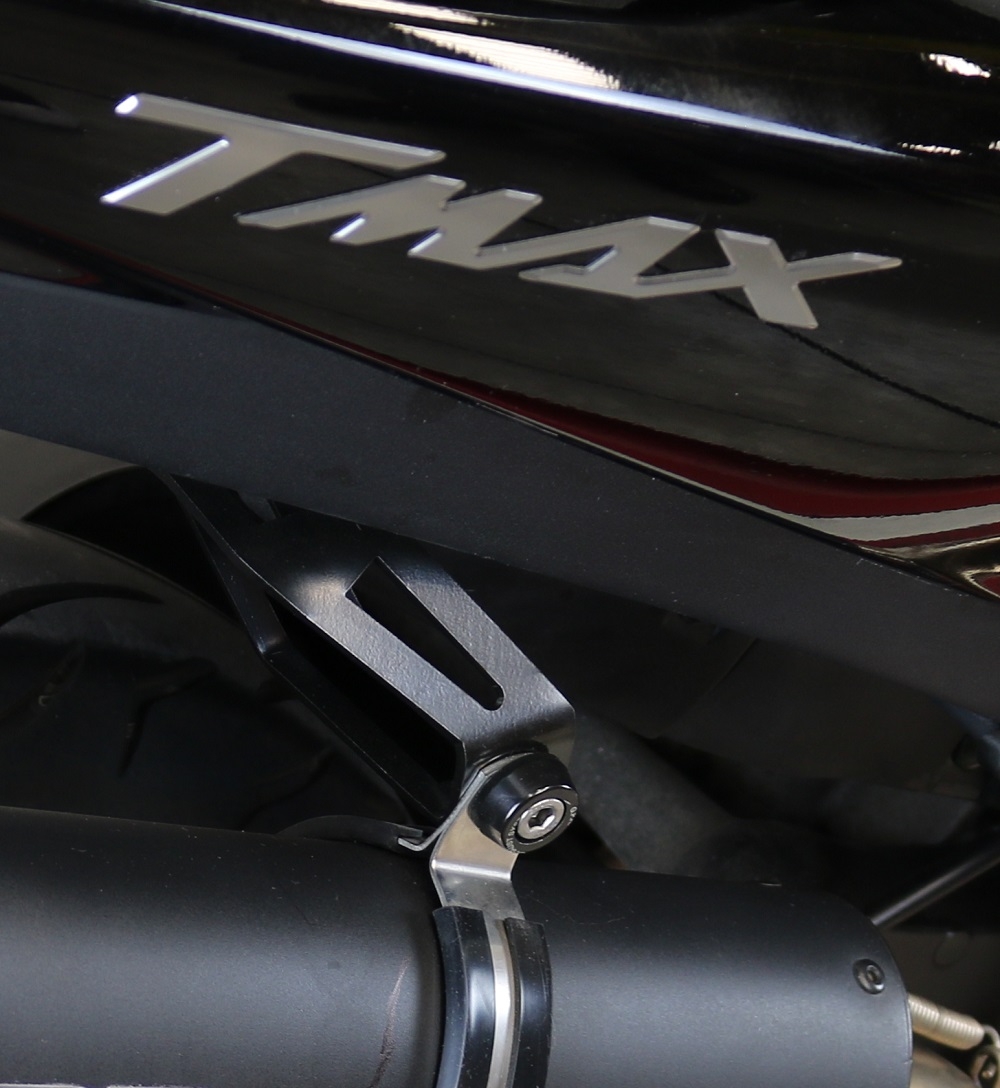 Pot echappement compatible avec Yamaha T-Max 560 2020-2021, Furore Nero, Pot échappement complet, non légal pour les pays de l'UE, avec db killer amovible 