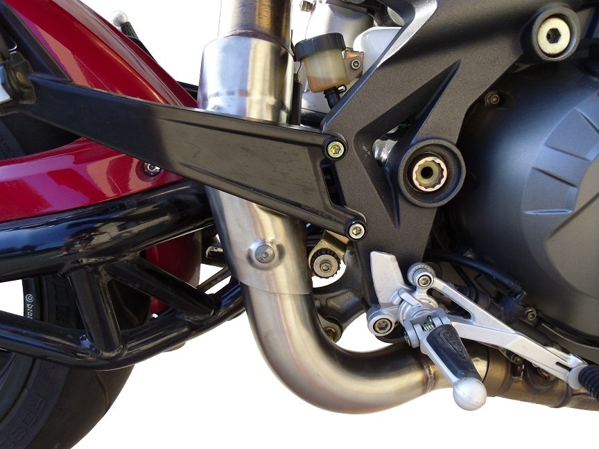 Pot echappement compatible avec Benelli Tre K 899 2006-2016, Decatalizzatore, Suppresseur de cataliseu, décatalyseurr, article sans homologation 