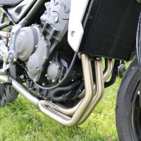 Pot echappement compatible avec Triumph Trident 660 2021-2024, Powercone Evo, Pot échappement complet, non légal pour les pays de l'UE, avec db killer amovible 