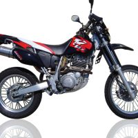 Pot echappement compatible avec Yamaha Tt 600 R - Tt 600 E 1998-2004, Trioval, Échappement légal, homologué,silencieux avec db killer amovible et tuyau de liaison spécifique 