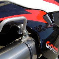 Pot echappement compatible avec Yamaha Tt 600 R - Tt 600 E 1998-2004, Trioval, Échappement légal, homologué,silencieux avec db killer amovible et tuyau de liaison spécifique 