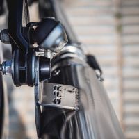 Pot echappement compatible avec Triumph Bonneville Thruxton 1200 2016-2019, Ultracone Inox Cafè Racer, Silencieux Homologué Universel,avec db killer amovible sans Tube de liaison 